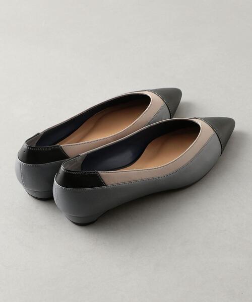 ODETTE E ODILE（オデットエオディール）の「OID カラーブロッキング FLT20↑（パンプス・レディース・ブラウン/ブラック/ピンク・25cm/22cm/23.5cm/22.5cm/23cm/24cm/24.5cm）」の6枚目の写真