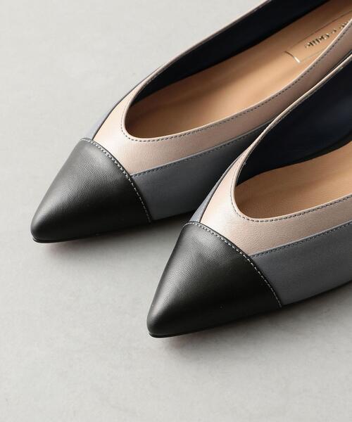 ODETTE E ODILE（オデットエオディール）の「OID カラーブロッキング FLT20↑（パンプス・レディース・ブラウン/ブラック/ピンク・25cm/22cm/23.5cm/22.5cm/23cm/24cm/24.5cm）」の17枚目の写真