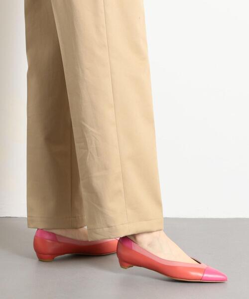 ODETTE E ODILE（オデットエオディール）の「OID カラーブロッキング FLT20↑（パンプス・レディース・ブラウン/ブラック/ピンク・25cm/22cm/23.5cm/22.5cm/23cm/24cm/24.5cm）」の14枚目の写真