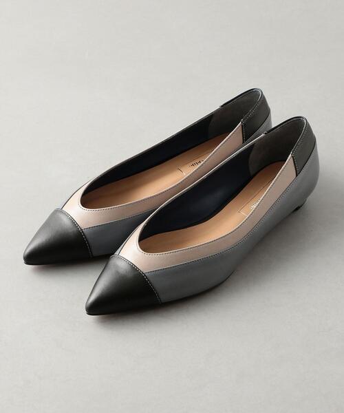 ODETTE E ODILE（オデットエオディール）の「OID カラーブロッキング FLT20↑（パンプス・レディース・ブラウン/ブラック/ピンク・25cm/22cm/23.5cm/22.5cm/23cm/24cm/24.5cm）」の12枚目の写真