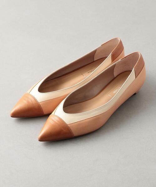 ODETTE E ODILE（オデットエオディール）の「OID カラーブロッキング FLT20↑（パンプス・レディース・ブラウン/ブラック/ピンク・25cm/22cm/23.5cm/22.5cm/23cm/24cm/24.5cm）」の11枚目の写真