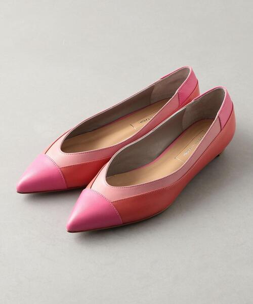 ODETTE E ODILE（オデットエオディール）の「OID カラーブロッキング FLT20↑（パンプス・レディース・ブラウン/ブラック/ピンク・25cm/22cm/23.5cm/22.5cm/23cm/24cm/24.5cm）」の10枚目の写真