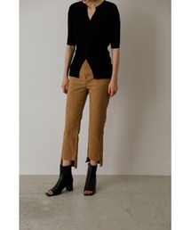 Hem asymmetry denim