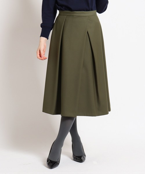 セール 洗える ストレッチタックフレアスカート スカート Sunauna スーナウーナ のファッション通販 Zozotown