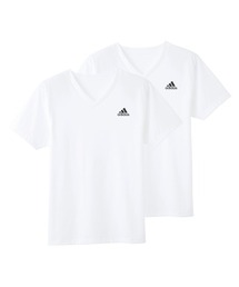 adidas（アディダス）の「【adidas】VネックTシャツ 2枚組（その他アンダーウェア/インナー・メンズ）」