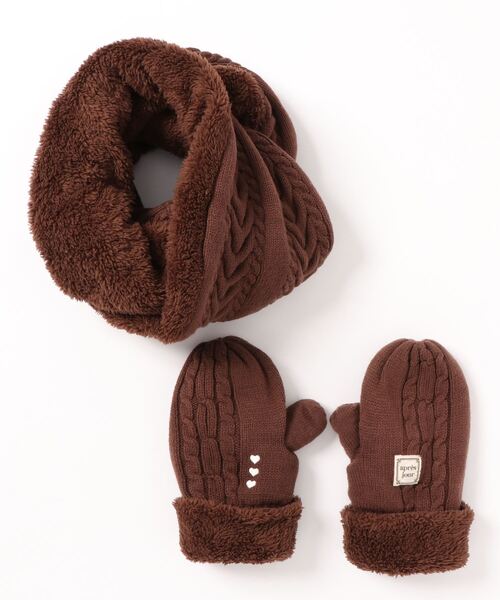 セール】【3周年記念アイテム】スヌード＋手袋セット【ZOZOTOWN限定