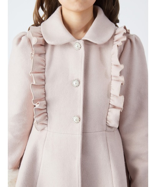 フロントビジュースカラップドーリーコート Ank Rouge フロント