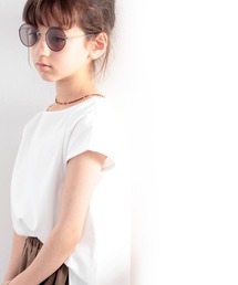 classicalelf | 《キッズ》綿100％ 上質コットン。シンプルフレンチトップス(Tシャツ/カットソー)