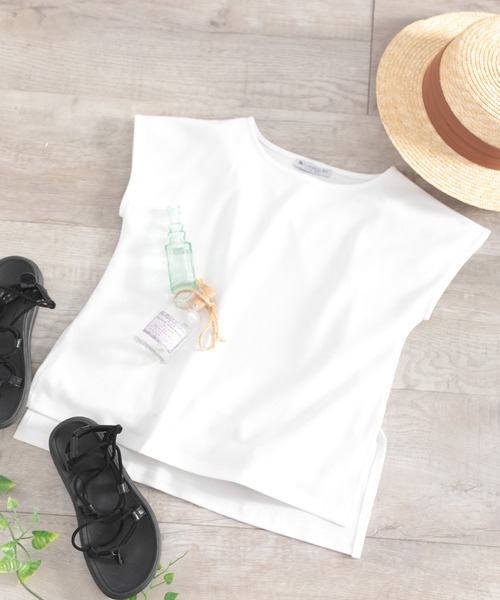 classicalelf(クラシカルエルフ)の「《キッズ》綿100% 上質コットン。シンプルフレンチトップス(Tシャツ/カットソー・キッズ・ブラック/モカ/ホワイト・150/160/140/130)」の15枚目の写真