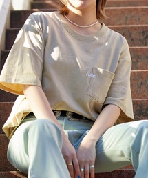 Lee/リー LOGO POCKET S/S TEE ロゴ刺繍ポケット半袖Tシャツ