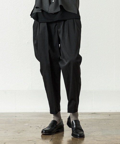 【極上ヴィンテージ品】60s ツータック スーパーワイドスラックス ネイビー 極上ヴィンテージ品】60s ツータック スーパーワイドスラックス ネイビー