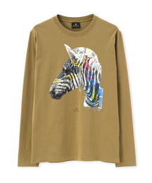 【Paul Smith】長袖Tシャツ Dominosプリント オーガニックコトン Paul Smith】長袖Tシャツ Dominosプリント オーガニックコトン