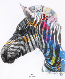 ポールスミス　アート PS Paul Smith（ピーエスポールスミス）の「GRAFFITI ZEBRA