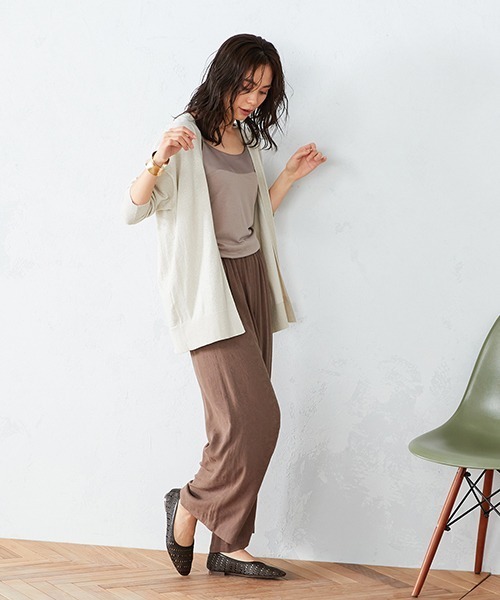 COMME CA ISM(コムサイズム)の「ラメ ニットカーディガン(カーディガン/ボレロ・レディース・ベージュ/ブルー/チャコール・MEDIUM/LARGE)」の14枚目の写真