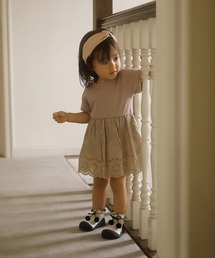 D.fesense | レーススカート付きボディ(ロンパース)