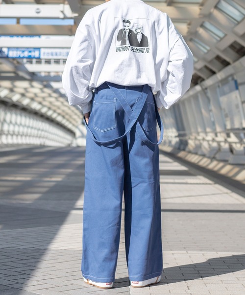 kutir（クティール）の「サス付きステッチワイドパンツ（その他パンツ・メンズ・ブラック/ダークグリーン/サックスブルー/キナリ・SMALL/MEDIUM/LARGE）」の22枚目の写真