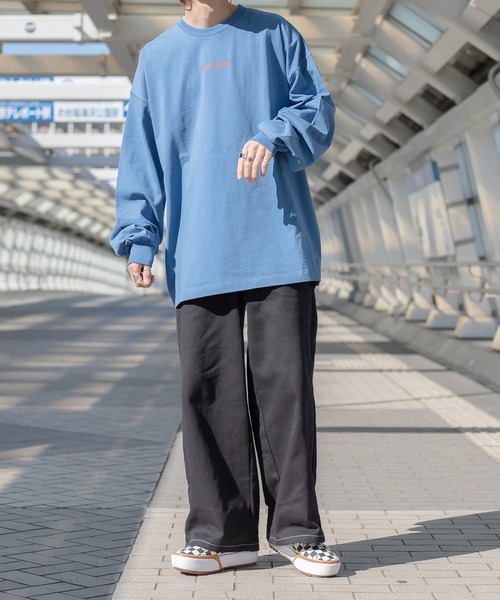 kutir（クティール）の「サス付きステッチワイドパンツ（その他パンツ・メンズ・ブラック/ダークグリーン/サックスブルー/キナリ・SMALL/MEDIUM/LARGE）」の9枚目の写真