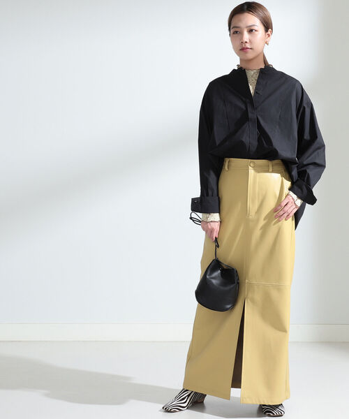 Ray BEAMS(レイビームス)の「Ray BEAMS / バック タック フレア シャツ(シャツ/ブラウス・レディース・ベージュ/ホワイト/ブラック・ONE SIZE)」の13枚目の写真