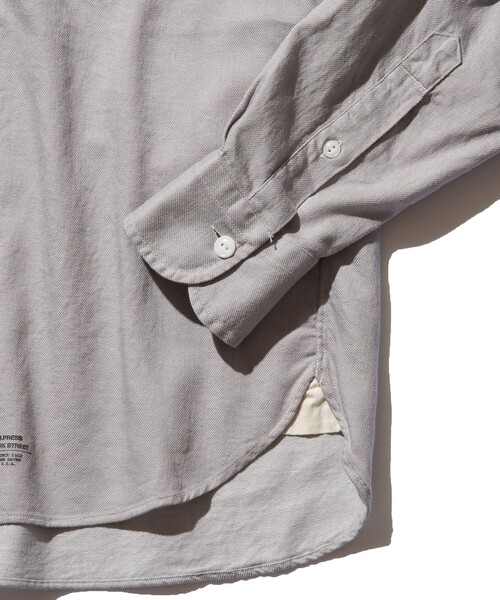 J.PRESS YORK STREET(ジェイプレスヨークストリート)の「【UNISEX】ライトツイル バンドカラーシャツ(シャツ/ブラウス・メンズ・ホワイト系/ライトグレー系/ベージュ系/ネイビー系・SMALL/MEDIUM/LARGE/X-LARGE)」の8枚目の写真