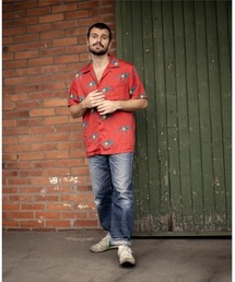 Nudie Jeans（ヌーディージーンズ）の「Aron Spiders プリントシャツ（シャツ/ブラウス・メンズ）」