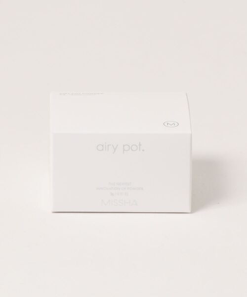 MISSHA（ミシャ）の「【MISSHA/ミシャ】エアリーポット　パウダー（フェイスパウダー・レディース・クリアカラー (translucent)/ミントカラー・FREE）」の5枚目の写真