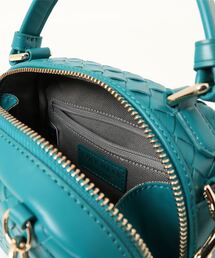 COLE HAAN（コールハーン）の「ウォーブン レザー ミニ ボストン