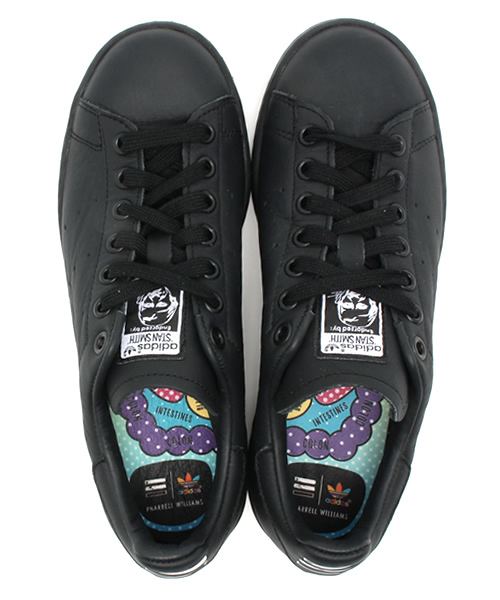 adidas Originals（アディダスオリジナルス）の「ウィメンズ アディダス ファレルウィリアムズ スタンスミス ソリッド PW STAN SMITH SOLID（スニーカー・レディース・ブルー/ブラック/レッド・24cm/23cm/22cm/23.5cm/22.5cm/24.5cm/29.5cm/29cm/25cm/28.5cm）」の6枚目の写真