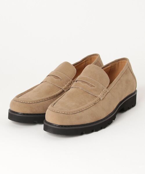 Dedes（デデス）の「DEDES 軽量タンクソールコインローファー（ローファー・メンズ・ベージュ/ブラック・40/43/41/42/44）」の4枚目の写真