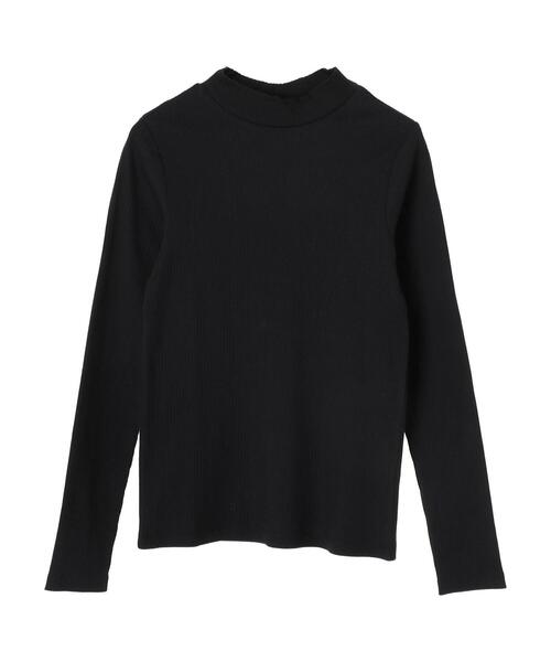 earth music&ecology（アースミュージックアンドエコロジー）の「チェーン柄リブ長袖ハイネックプルオーバー ＊（Tシャツ/カットソー・レディース・サックスブルー/オフホワイト/杢グレー/ブラック/イエロー/ベージュ系その他2・M/S）」の21枚目の写真