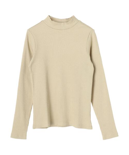 earth music&ecology（アースミュージックアンドエコロジー）の「チェーン柄リブ長袖ハイネックプルオーバー ＊（Tシャツ/カットソー・レディース・サックスブルー/オフホワイト/杢グレー/ブラック/イエロー/ベージュ系その他2・M/S）」の16枚目の写真