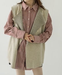 mystic | ストライプシャツ(シャツ/ブラウス)