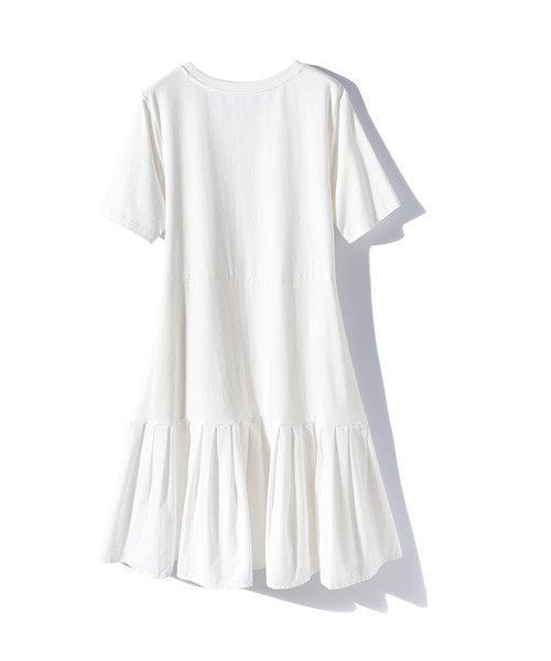 SAISON DE PAPILLON（セゾンドパピヨン）の「プリーツヘムTシャツワンピース（ワンピース・レディース・ブラック・S/M/L）」の16枚目の写真