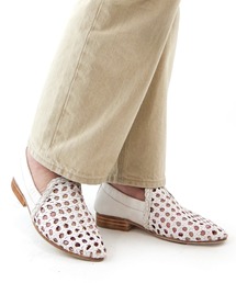 WOVEN | WOVEN (ウーヴン) / メキシコ製 メッシュレザー スリッポン サンダル AMI(スリッポン)