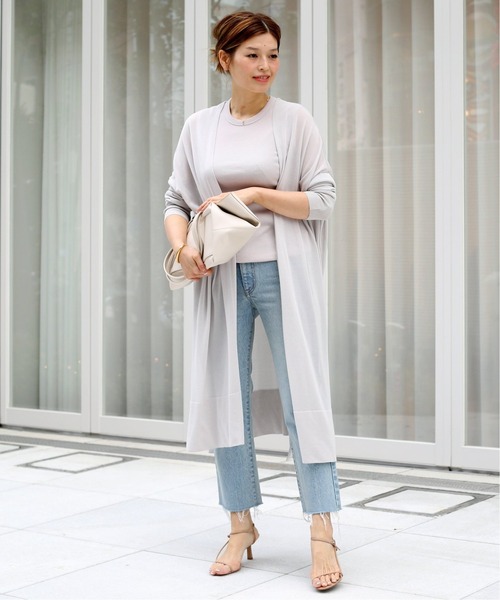 タグ付き新品　Deuxieme Classe グレー カーディガン Deuxieme Classe（ドゥーズィエムクラス）｜カーディガン/ボレロ