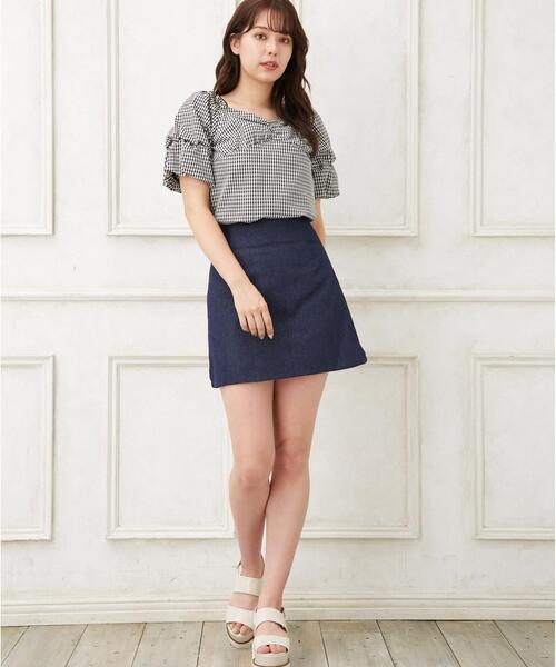 Allamanda(アラマンダ)の「袖コンシャス胸切替ブラウス(シャツ/ブラウス・レディース・ブラック/オフホワイト/サックスブルー/ミント・M)」の10枚目の写真