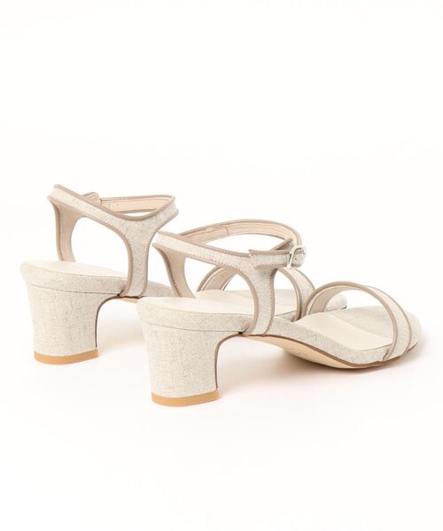 LE TALON（ルタロン）の「5cmパイピングストラップサンダル◆（サンダル・レディース・ライトグレー/イエロー・SMALL/MEDIUM/LARGE/X-LARGE/X-SMALL）」の20枚目の写真