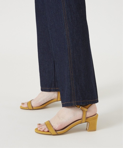 LE TALON（ルタロン）の「5cmパイピングストラップサンダル◆（サンダル・レディース・ライトグレー/イエロー・SMALL/MEDIUM/LARGE/X-LARGE/X-SMALL）」の6枚目の写真