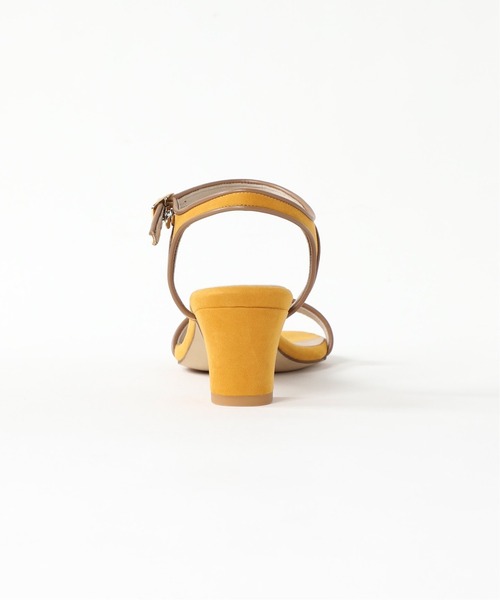 LE TALON（ルタロン）の「5cmパイピングストラップサンダル◆（サンダル・レディース・ライトグレー/イエロー・SMALL/MEDIUM/LARGE/X-LARGE/X-SMALL）」の8枚目の写真