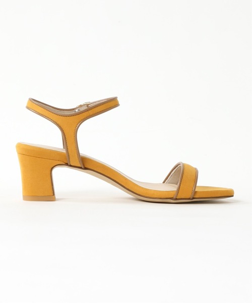 LE TALON（ルタロン）の「5cmパイピングストラップサンダル◆（サンダル・レディース・ライトグレー/イエロー・SMALL/MEDIUM/LARGE/X-LARGE/X-SMALL）」の9枚目の写真