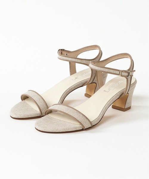 LE TALON（ルタロン）の「5cmパイピングストラップサンダル◆（サンダル・レディース・ライトグレー/イエロー・SMALL/MEDIUM/LARGE/X-LARGE/X-SMALL）」の17枚目の写真