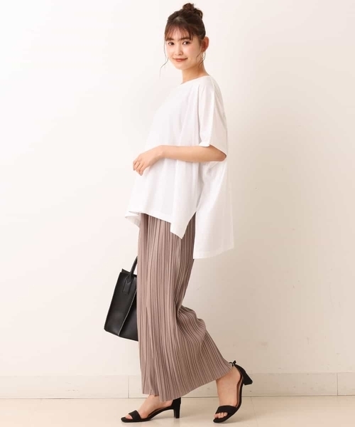 a.v.v（アーヴェヴェ）の「プリーツイージーパンツ（その他パンツ・レディース・アイボリー/ベージュ・38/36/40/34/42）」の4枚目の写真