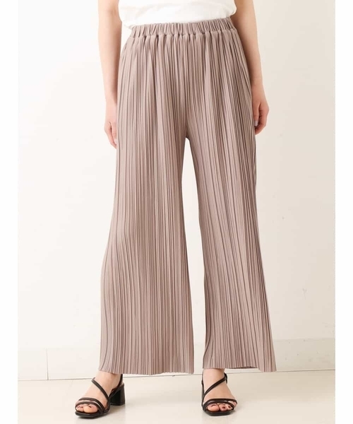 a.v.v（アーヴェヴェ）の「プリーツイージーパンツ（その他パンツ・レディース・アイボリー/ベージュ・38/36/40/34/42）」の9枚目の写真