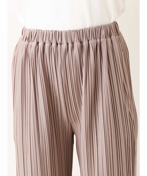 a.v.v（アーヴェヴェ）の「プリーツイージーパンツ（その他パンツ・レディース・アイボリー/ベージュ・38/36/40/34/42）」の12枚目の写真