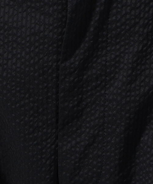 TOMORROWLAND （トゥモローランド）の「クールマックスサッカー 1プリーツワイドパンツ（スラックス・メンズ・ネイビー/ブラック系その他・M/XS/S）」の8枚目の写真