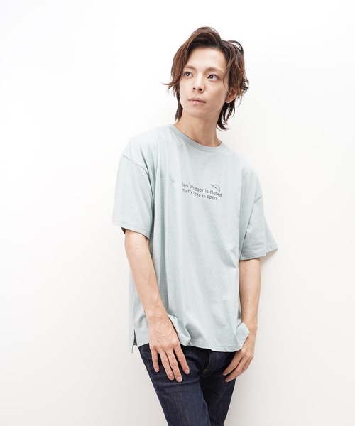 ビッグシルエットバックプリントクルーネック半袖tシャツ Ir Tシャツ カットソー Halham ハルハム のファッション トップス セール