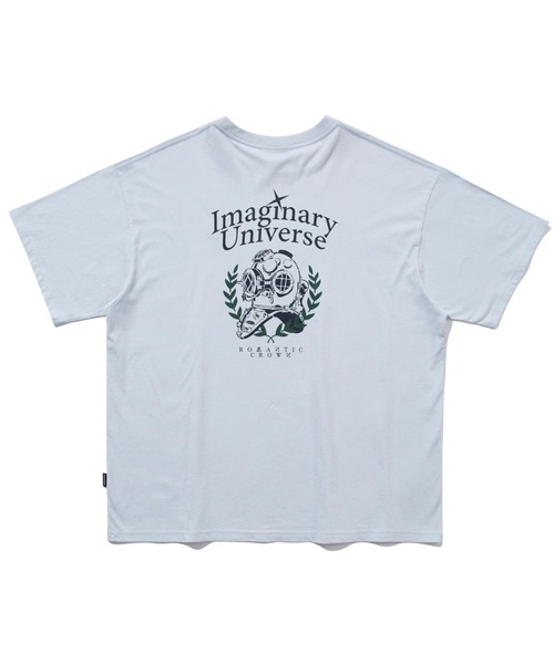 ROMANTIC CROWN（ロマンティッククラウン）の「【ROMANTIC CROWN】UNIVERSE FROGMAN TEE / ロマンティッククラウン ユニバース フロッグマン グラフィック Tシャツ（Tシャツ/カットソー・メンズ・スカイブルー/ホワイト/ネイビー・LARGE/X-LARGE/MEDIUM/SMALL）」の18枚目の写真