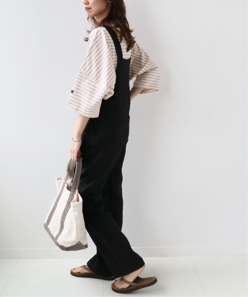 wiffle（ウィッフル）の「【WIFFLE/ウィッフル】*RELUME BIG BORDER S/S TEE：別注ボーダーTシャツ◆（Tシャツ/カットソー・レディース・グレー/ブラック/サックスブルー/グリーン/ピンク・FREE）」の9枚目の写真