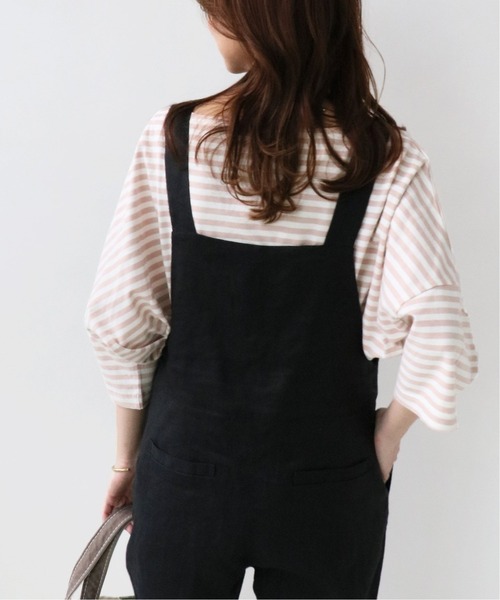 wiffle（ウィッフル）の「【WIFFLE/ウィッフル】*RELUME BIG BORDER S/S TEE：別注ボーダーTシャツ◆（Tシャツ/カットソー・レディース・グレー/ブラック/サックスブルー/グリーン/ピンク・FREE）」の12枚目の写真