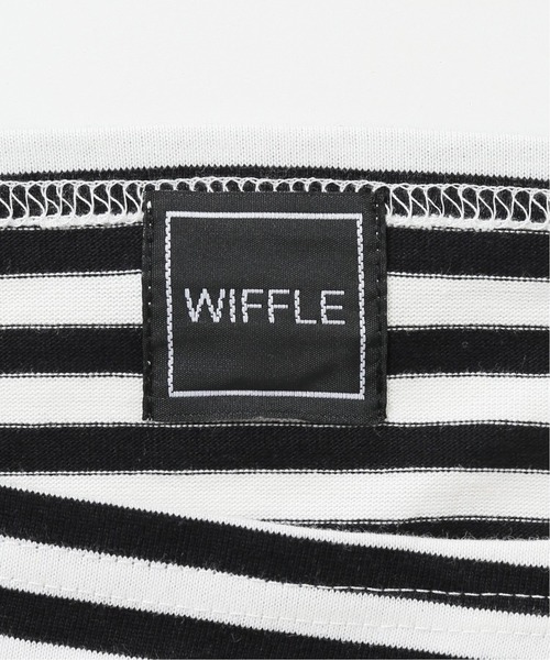 wiffle（ウィッフル）の「【WIFFLE/ウィッフル】*RELUME BIG BORDER S/S TEE：別注ボーダーTシャツ◆（Tシャツ/カットソー・レディース・グレー/ブラック/サックスブルー/グリーン/ピンク・FREE）」の22枚目の写真