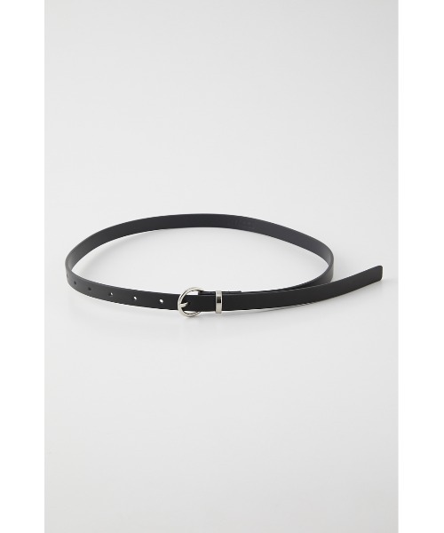 SLY（スライ）の「LEATHER THIN BELT レザー ベルト（ベルト・レディース・ブラック/アイボリー/ライトピンク・FREE）」の3枚目の写真